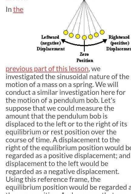 A bob on a pendulum has a mass of 0.500 kg. It has 1.50 joules of energy at its maximum angle of dis