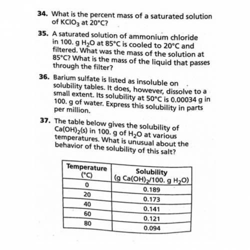 I need help with 4 chem questions ... please help!