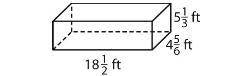 What is the surface area of the rectangular prism below?

Options:
A ( 427 7/18) B ( 427 13/18) C