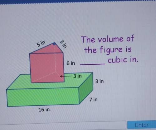 What is the volume of this fuigure.​