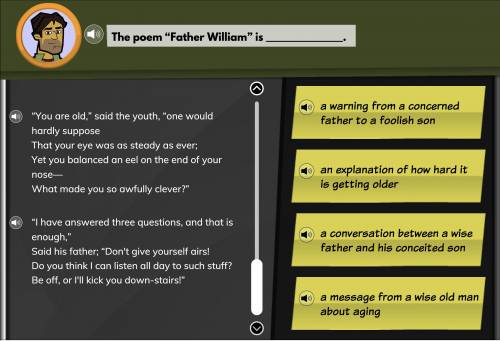 The Poem ''Father William'' is _______________.
