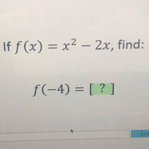 Function Notation 
f(-4)=___