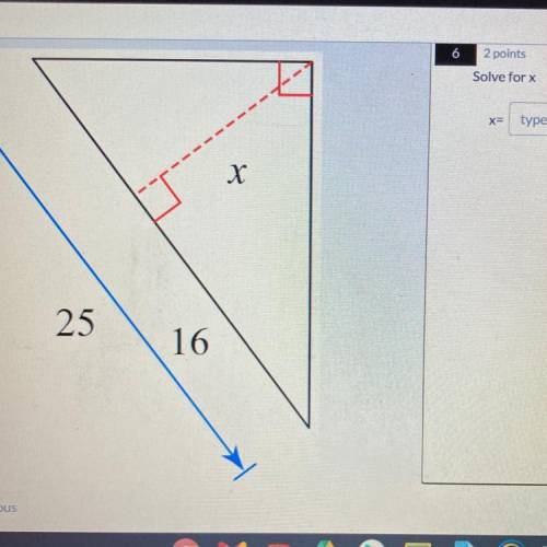 Solve for x (geometry) ILL GIVE BRAINLIEST