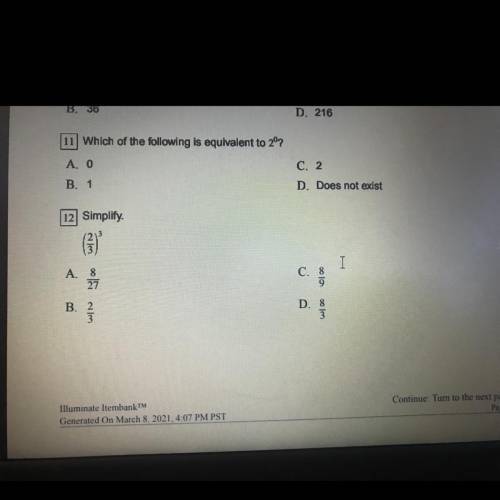 Can you help me on question 12?!