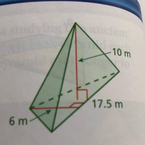 PLEASE HELP URGENT. They want me to find the volume of the pyramid
