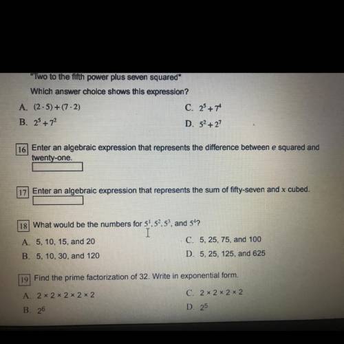 Can you help me on question 17