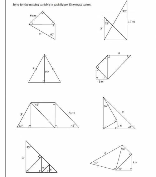 Please help !! Geometry/ Math ( Special Right Triangles )

Round to the nearest hundredth.