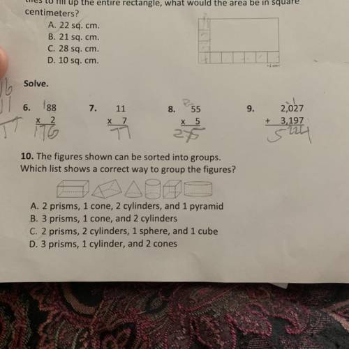 I need help with number 5 and number 10 please