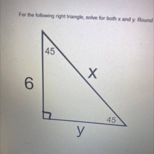 Can someone solve for x and y