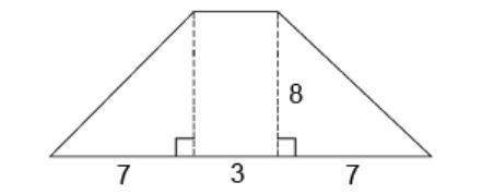 What is the area of this trapezoid?
Enter your answer in the box.