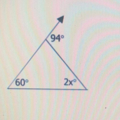 Help please! solve for x