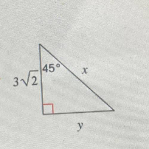 Find x and y. I have no idea how to solve this.