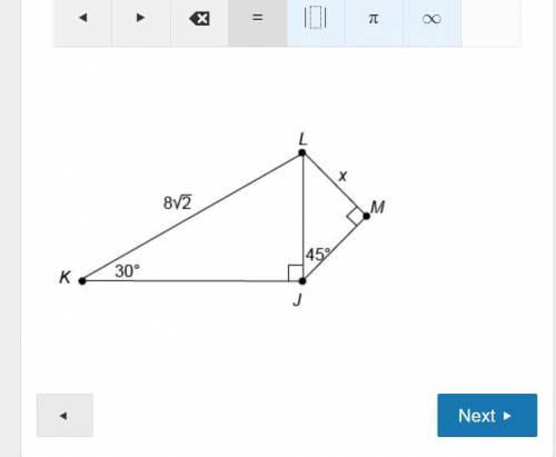 What is the value of x? Enter your answer in the box.x =