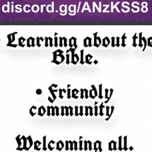 This discord server will answer any Bible question you have whatsoever, we hope you enjoy this all