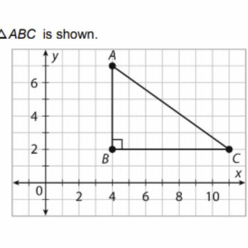 What is the circumcentwr? 
A (7.5,4.5) 
B(4,2) 
C(0,0)