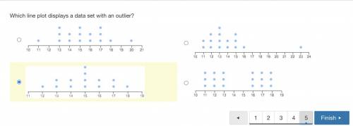 What is the outlier 
need help fast 
give 20 points