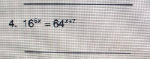 16^5x=64^x+7Could I please get a step-by-step as well?​