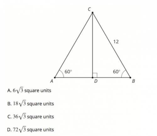 What is the area of triangle ABC?