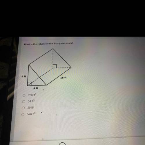 What is the volume of this triangular prism