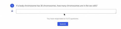 If a body chromosome has 30 chromosomes, how many chromosomes are in the sex cells?