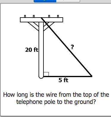 How long is the wire from the top of the telephone pole to the ground?