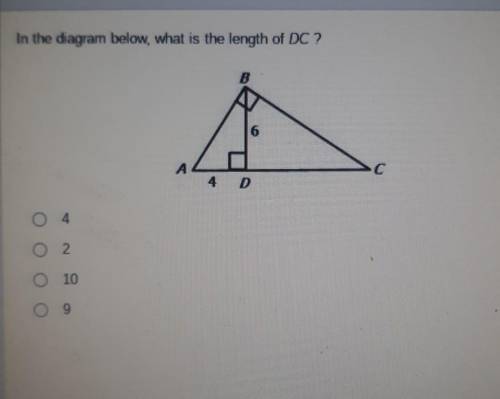 In the diagram below, what is the length of DC????​