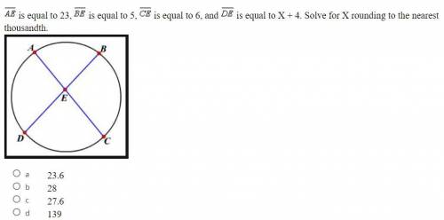 Solve for X rounding to the nearest thousandth.
