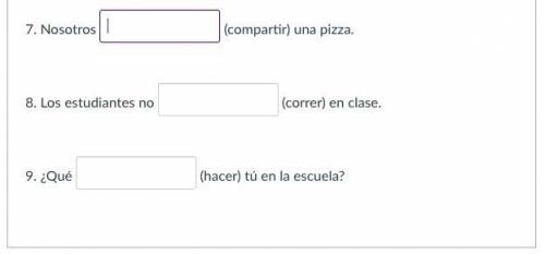 (12pts) Say what the following people are doing by filling in the blanks with the correct

form of