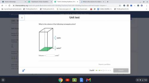 A rectangular prism with a volume of 222 cubic units is filled with cubes with side lengths of \dfr