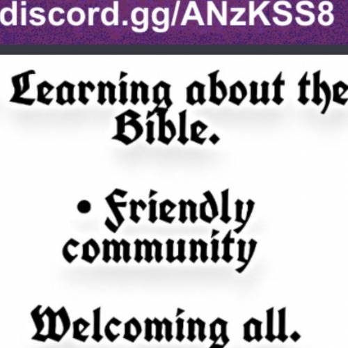 Is there anyone on here who’s a Christian on here and has discord or Can get it?