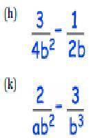 Please help me solve these algebraic expressions and turn them into simplified fraction

(They are