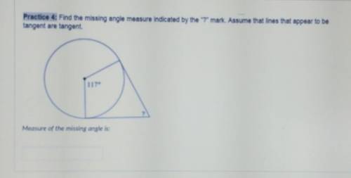 Measure of the missing angle​