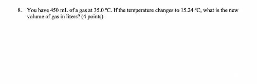 You have 450 mL of a gas at 35.0 ºC. If the temperature changes to 15.24 ºC, what is the new volume