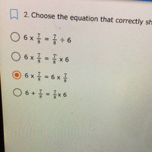 PLEASE HURRY I WILL GIVE BRAINLEST Choose the equation that correctly shows the Commutative Propert