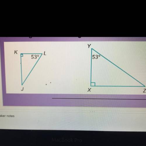 Can you guys explain to me how to find the measure of the third angle in two triangles?