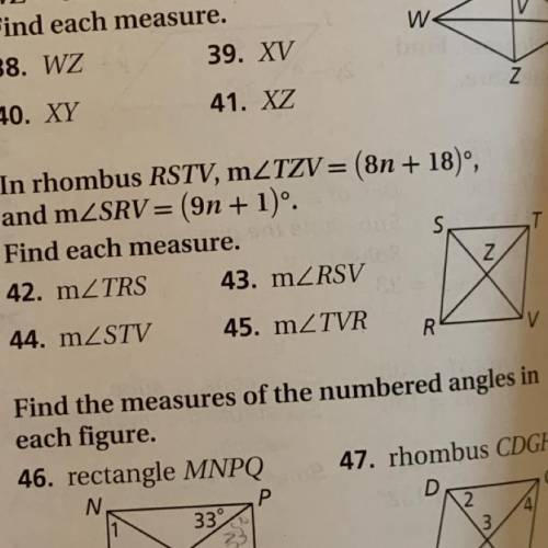 Can you help me with 43, and 45 please. Also can you show your work. Thanks!