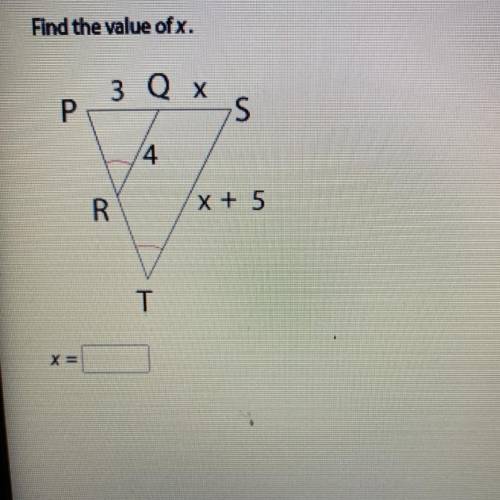 Find the value of x?.....................please help