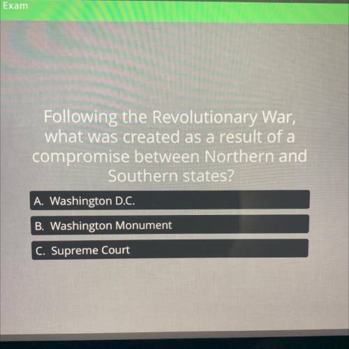 Following the revolutionary war what was created as a result of a compromise between northern and s