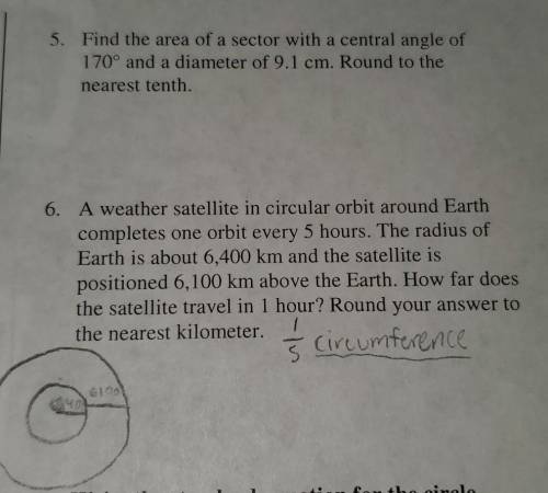 I need help with 5 and 6. any answers that are correct help. ​