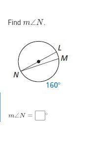 Find the measure of angle n​