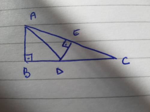 In figure AD is the bisector of angle A. Given BD = 4cm and AC = 12cm. Find the area of ​​triangle