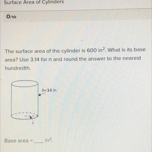 Use 3.14 for it and round the answer to the nearest
hundredth.