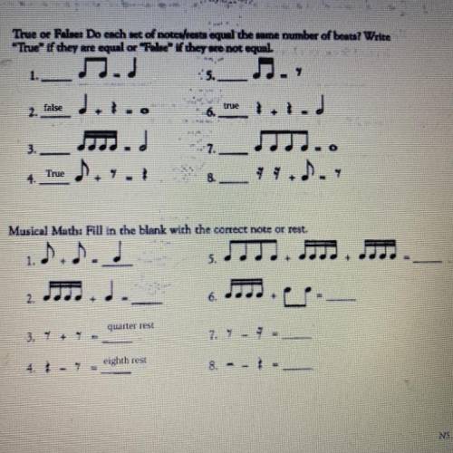 Help me pleasee 
music class