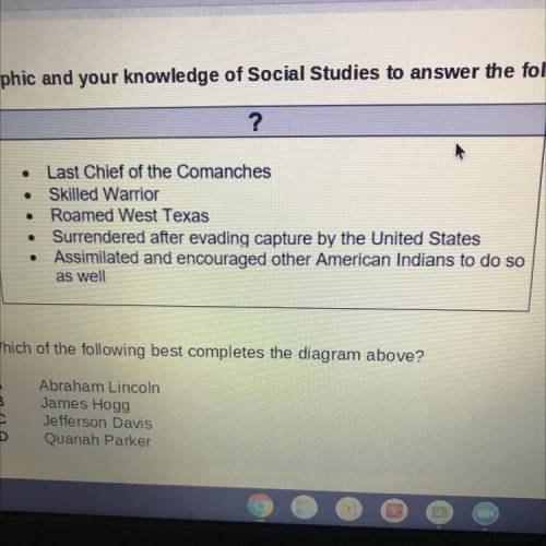 Use the graphic and your knowledge of Social Studies to answer the following questions

.
Which of