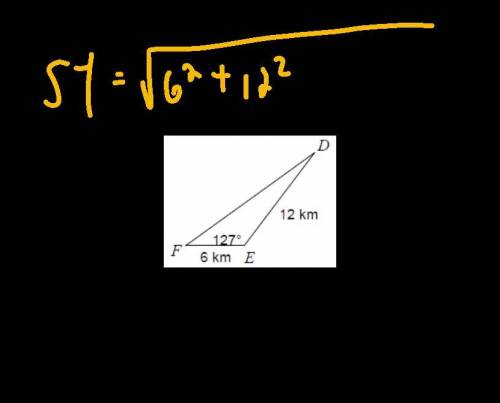 Find all the sides and anlge of trianlge below of m\angle E = 127\degreem∠E=127°