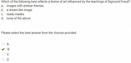 Which of the following best reflects a theme of art influenced by the teachings of Sigmund Freud?