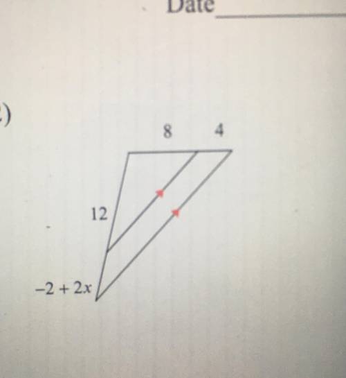 Solve for x.
Please, need help.