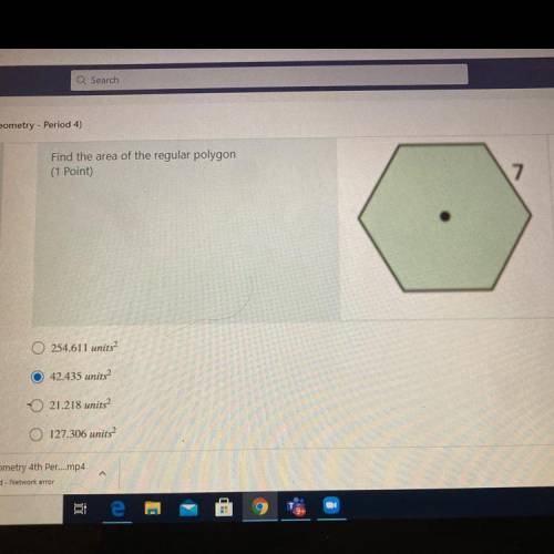 Find area of polygon help