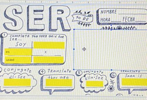 What to u write in the yellow boxes???!?