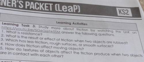 Lan ang

aniearner'sRNER'S PACKET (LeaP)KS2de7Learning ActivitiesLearning Task 3: Study more about